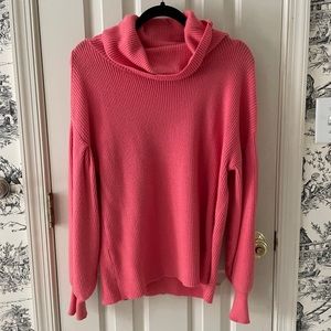 VICI hot pink turtleneck sweater